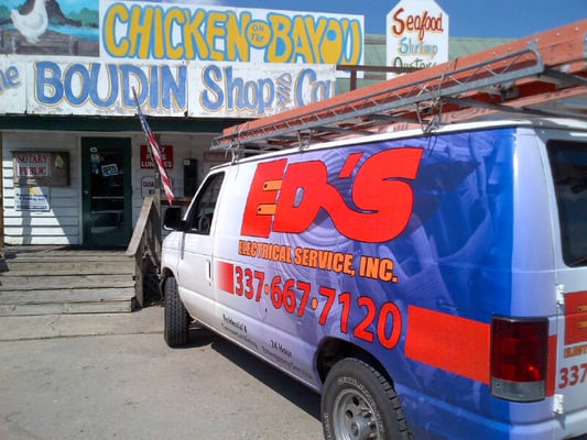 servicing the boudin shop and country store