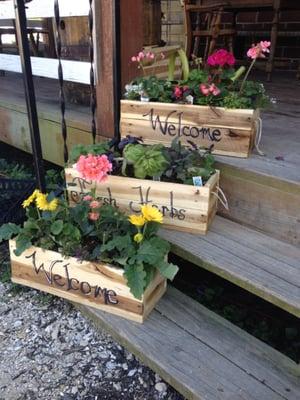 Front Porch in spring!