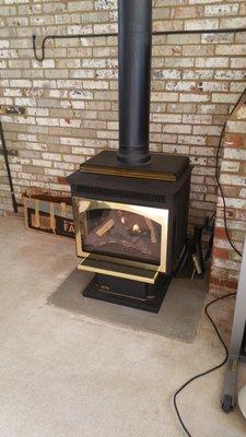 Vented Natural Gas Stove