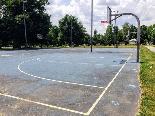 Basketball Courts in Penn Park