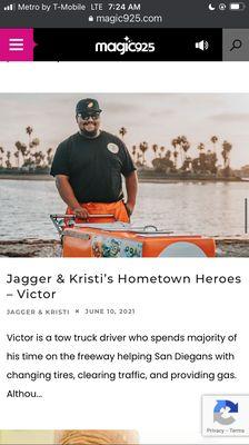 Local Paletero and San Diegos Hometown Hero.