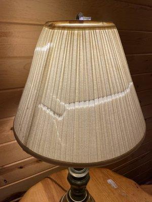 Ripped lamp shade