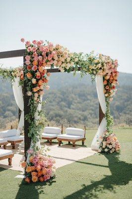 Indian Wedding Ceremony & Mandap Decor in Burlingame