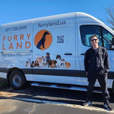 Furry Land Mobile Pet Grooming provides high-quality, personal pet grooming services right to the driveway of our client's homes.