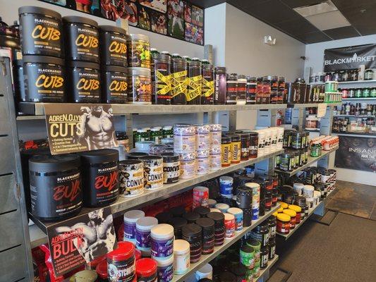 Largest Selection of Pre-Workouts