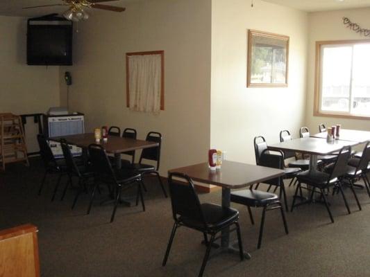 Dining Room on the restaurant side