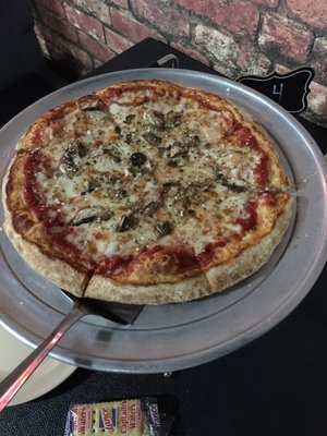 10" Mushroom Pizza