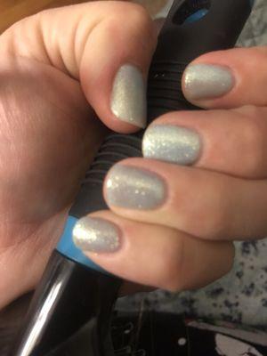 Sparkles pale blue glitter