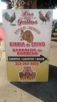 Bomb tacos de birria and barbacoa.