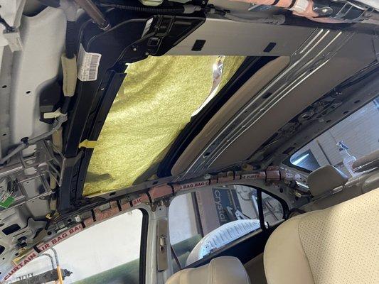 Sun roof repair