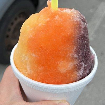 Chico to go size: peach, Jamaica Me Crazy (guava, orange, & passion fruit), and grape