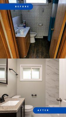 1225 148th St toilet and bath remodeled to be rent ready