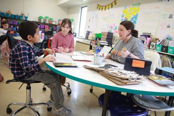 Hendrix Elementary School Students Enjoying Class