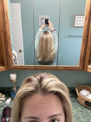 Blonde balayage