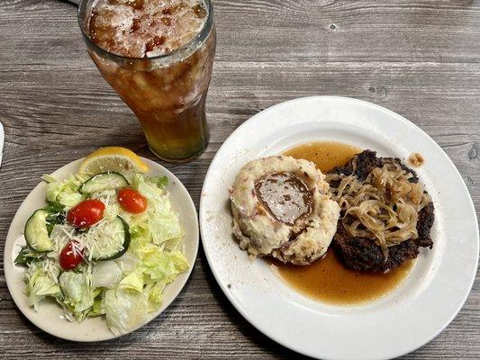 Small Hamburger Steak Platter