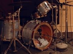 Alta Vista Recording Studio drum set in Austin, Texas