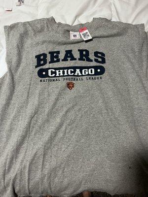 Chicago bears men's 2x $4.48