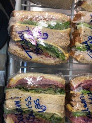 Fresh deli sandwiches