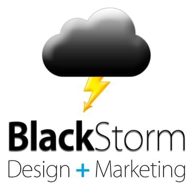 BlackStorm Design + Marketing Logo. We offer Web Design, Graphic Design, & Internet Marketing..