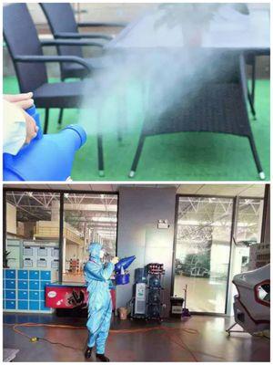 Sanitize and Disinfection of Business and Residential  Space with Nano Disinfection Fogger