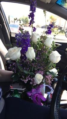 A $70 arrangement. I ordered and paid for it in advance and was pretty disappointed. I feel like $70 should get me a bit more than this.