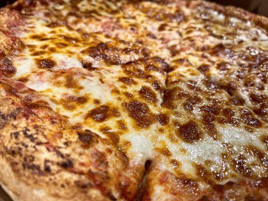 Cheese pizza close-up