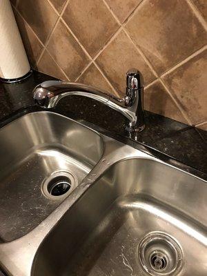 Replaced with new faucet