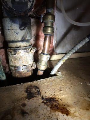 My crappy leaking pipe