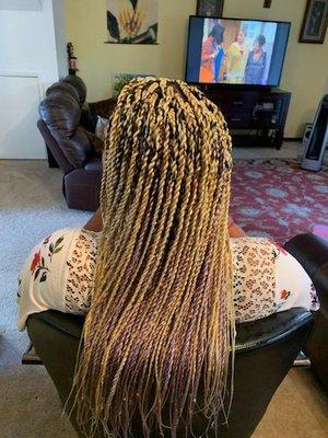 These are my braids done by Asu... Please go see her!! You have to provide your own hair.