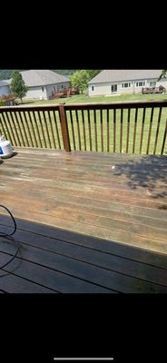 Weathered deck