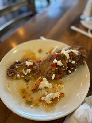 Fried green tomatoes