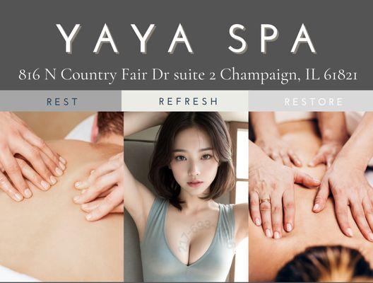 We are a proud Asian Spa located in Champaign, IL!