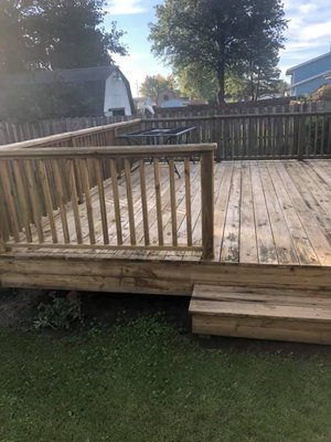 Before Painted deck