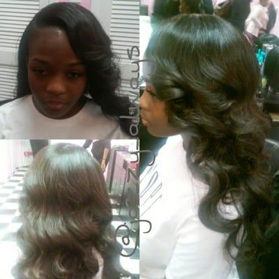 Flawless sew in with waves