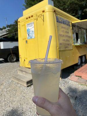 Fresh squeezed large lemonade, $4 Excellent!