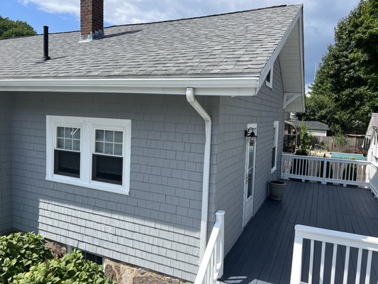 Deck and exterior house paint