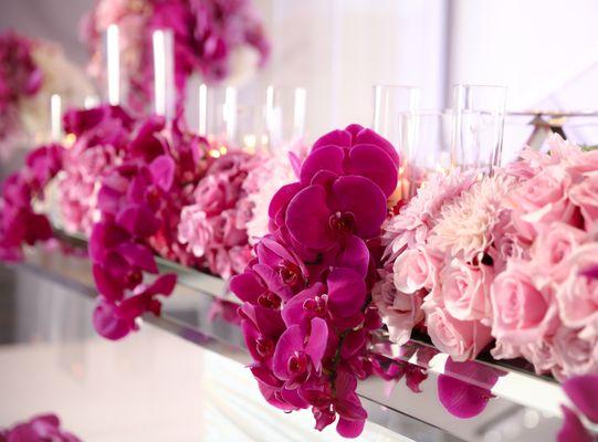 Sweetheart table flowers