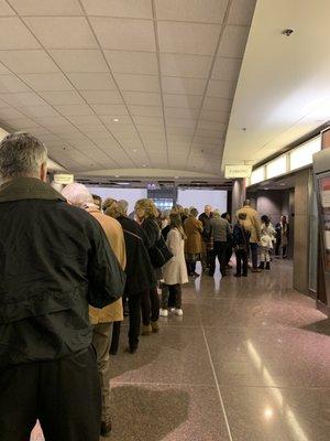 Terrible for Lyric;  handicapped and seniors wait a single elevator; "sorry no stairway available" per guard at the station--should be fined