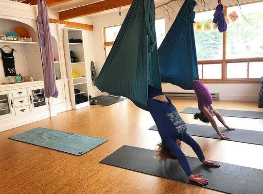 Peace love aerial yoga