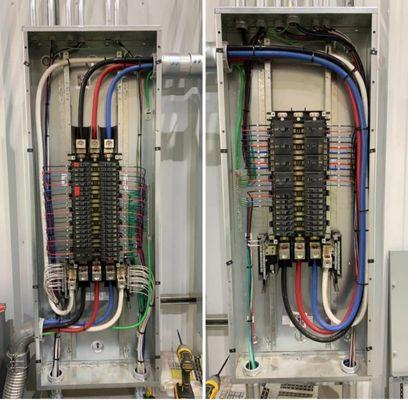 Service panel work