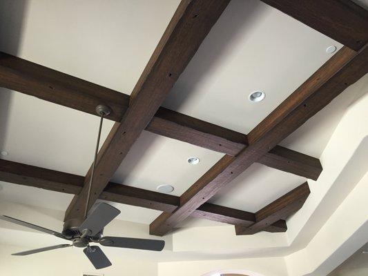 Faux Ceiling Beams by Color Essences