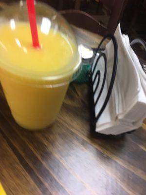 Mango en agua