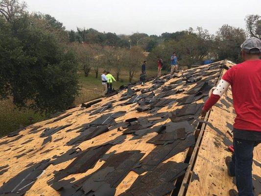 Roof Repair in Midtown, San Antonio, TX.