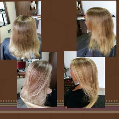 Before and after! Love the results of our Schwarzkopf color line! Hair By Cindi