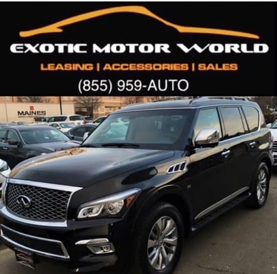 2016 Infiniti QX80. LEASE FOR $899 A MONTH!