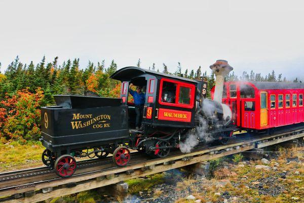 The original steam engine at Mountain Washington, New Hampshire, U.S.A. (The stunning photos on my website)