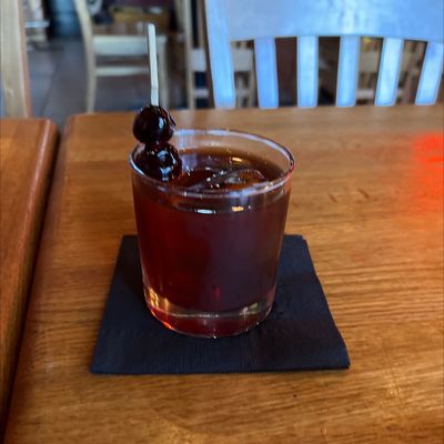 Smoked Maple Manhattan