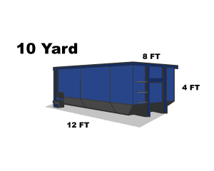 10 Cubic Yard Container.  For those smaller home projects and cleanups