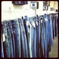 Great selection of Name Brand and Trendy denim!