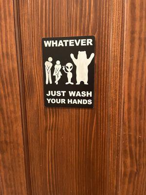 Funny Bathroom sign